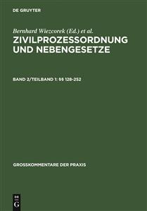 Zivilprozessordnung Und Nebengesetze