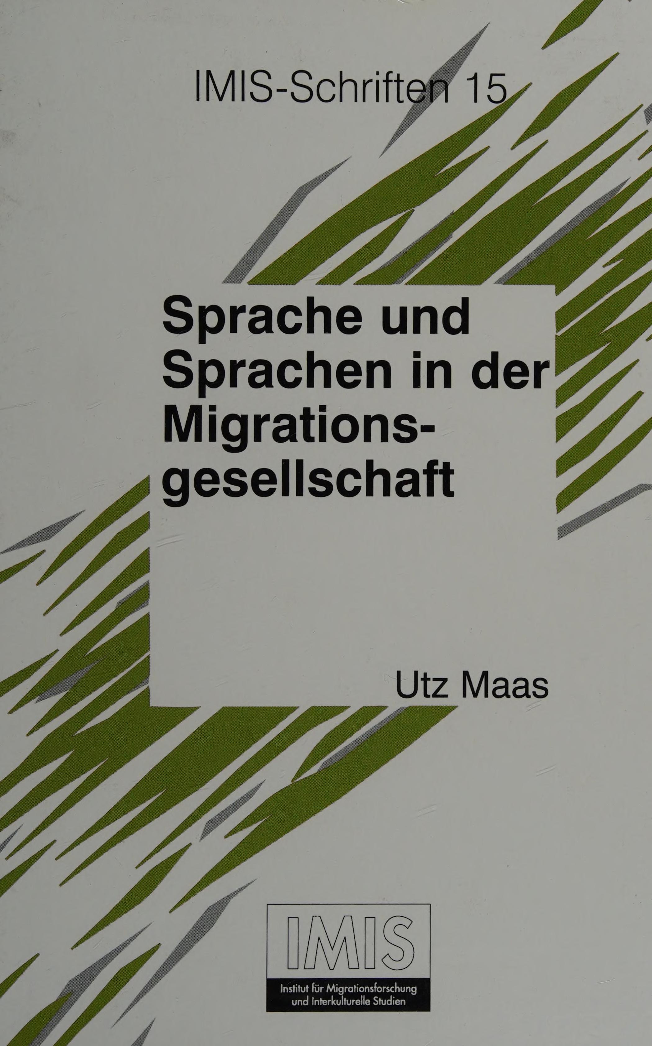 Sprache Und Sprachen In Der Migrationsgesellschaft