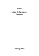 Utahs Geheimniss. Gedichte