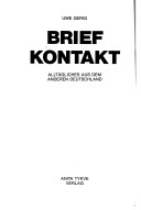 Briefkontakt