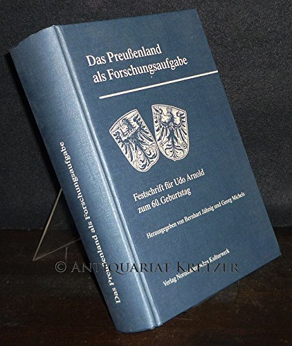 Das Preussenland Als Forschungsaufgabe