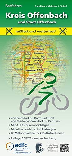 Radfahren - Kreis Offenbach Und Stadt Offenbach : Maßstab 1