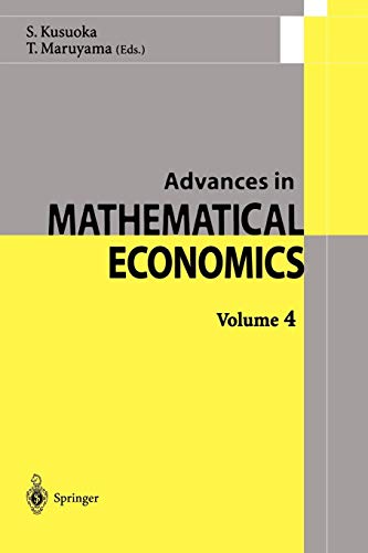 Advances in Mathematical Economics 4