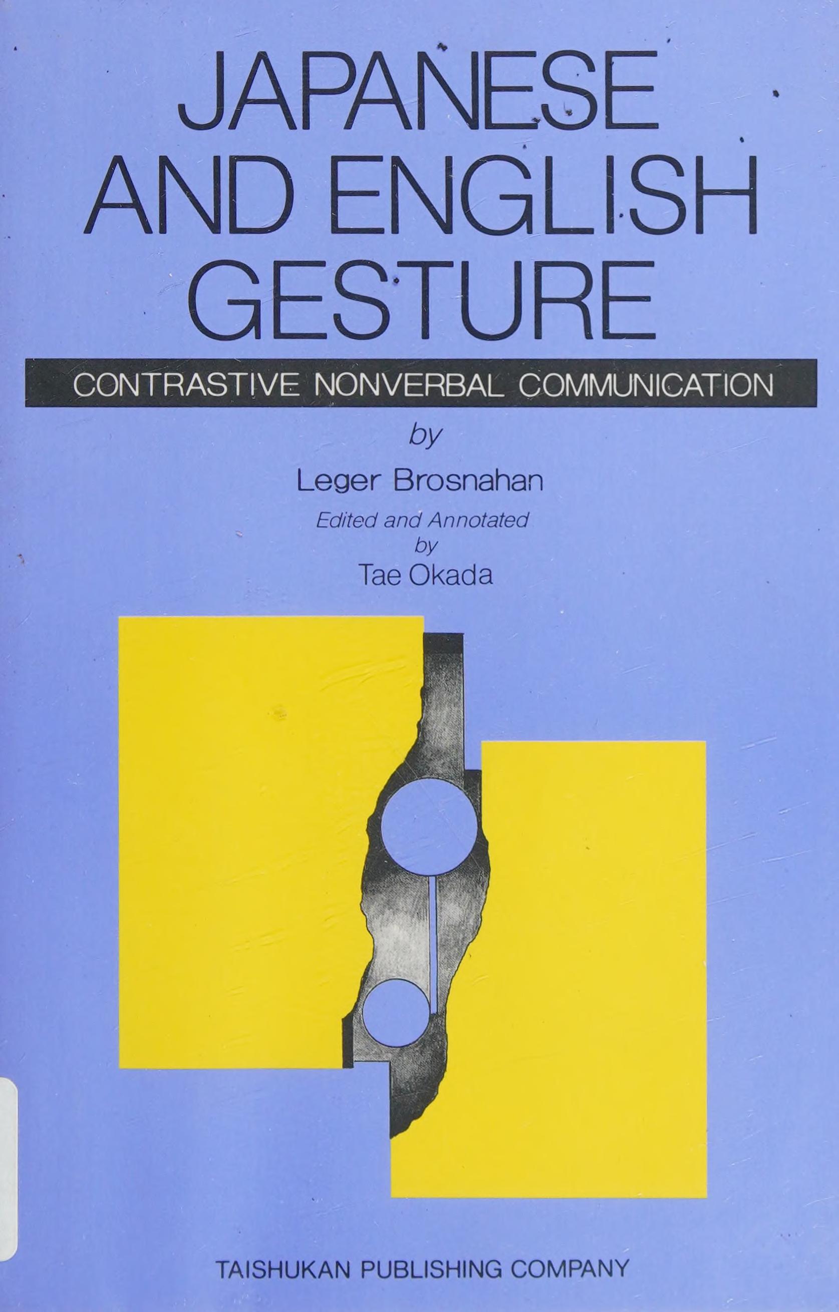 Japanese And English Gesture