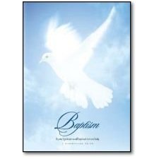 Blue/Dove Baptism Certificate