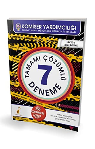 Komiser Yardımcılığı 7 Çözümlü Deneme Sınavı 2018