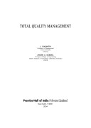 Total Quality Management [Dec 01, 2004] Suganthi, L. And Samuel, Anand A.