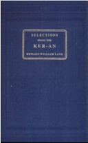 Selection From The Kur-An