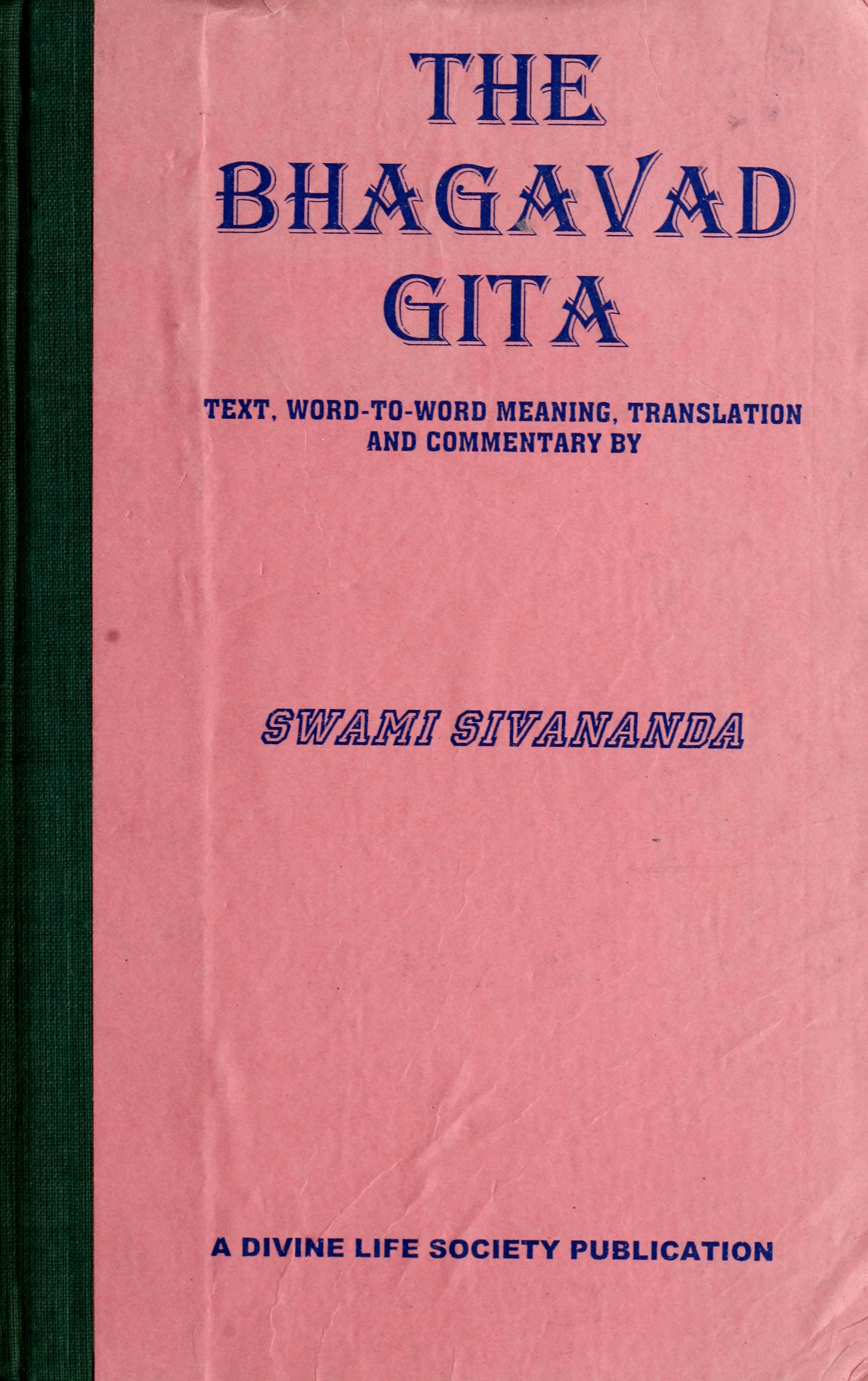 The Bhagavad Gita