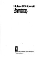 Literatura w III Rzeszy