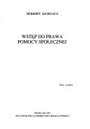 Wstep do prawa pomocy spolecznej