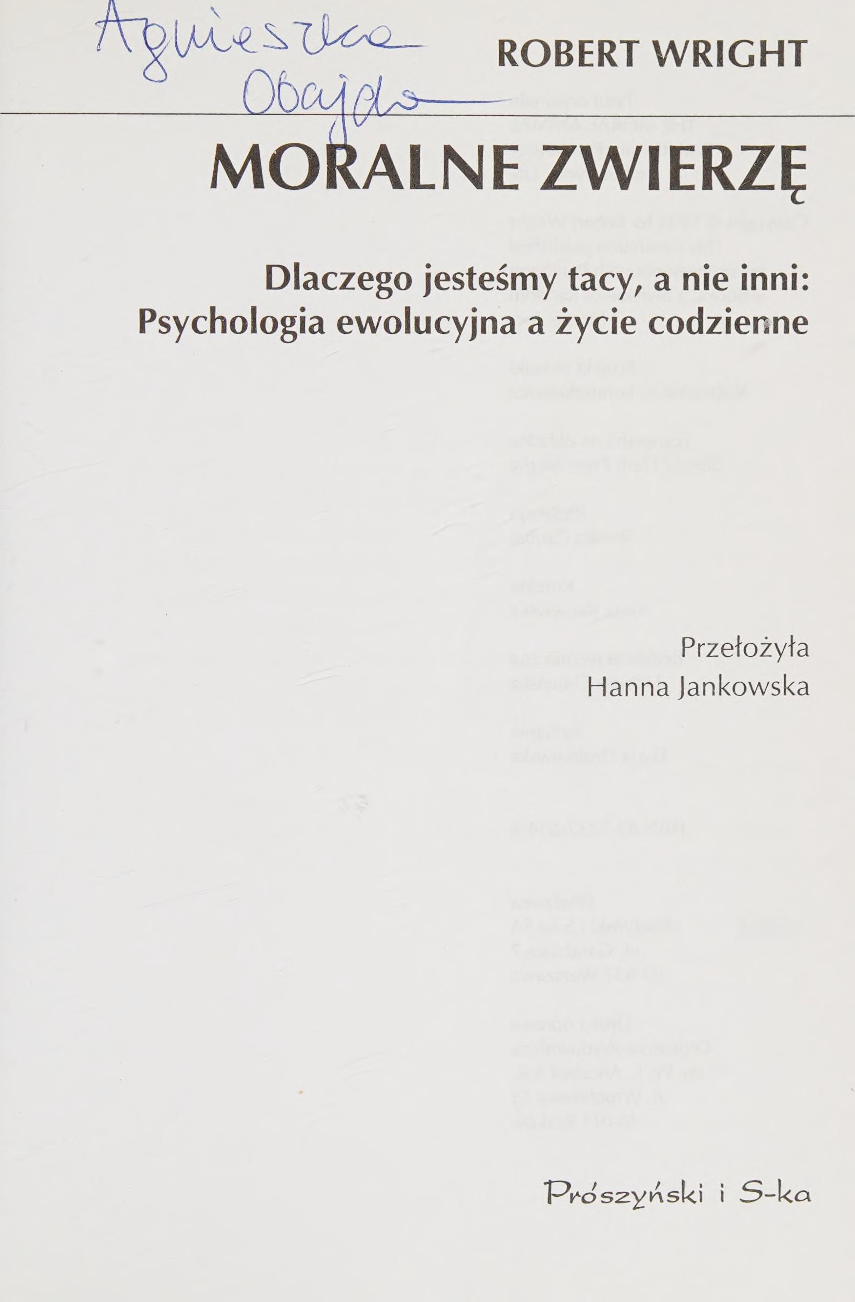 Moralne Zwierzę
