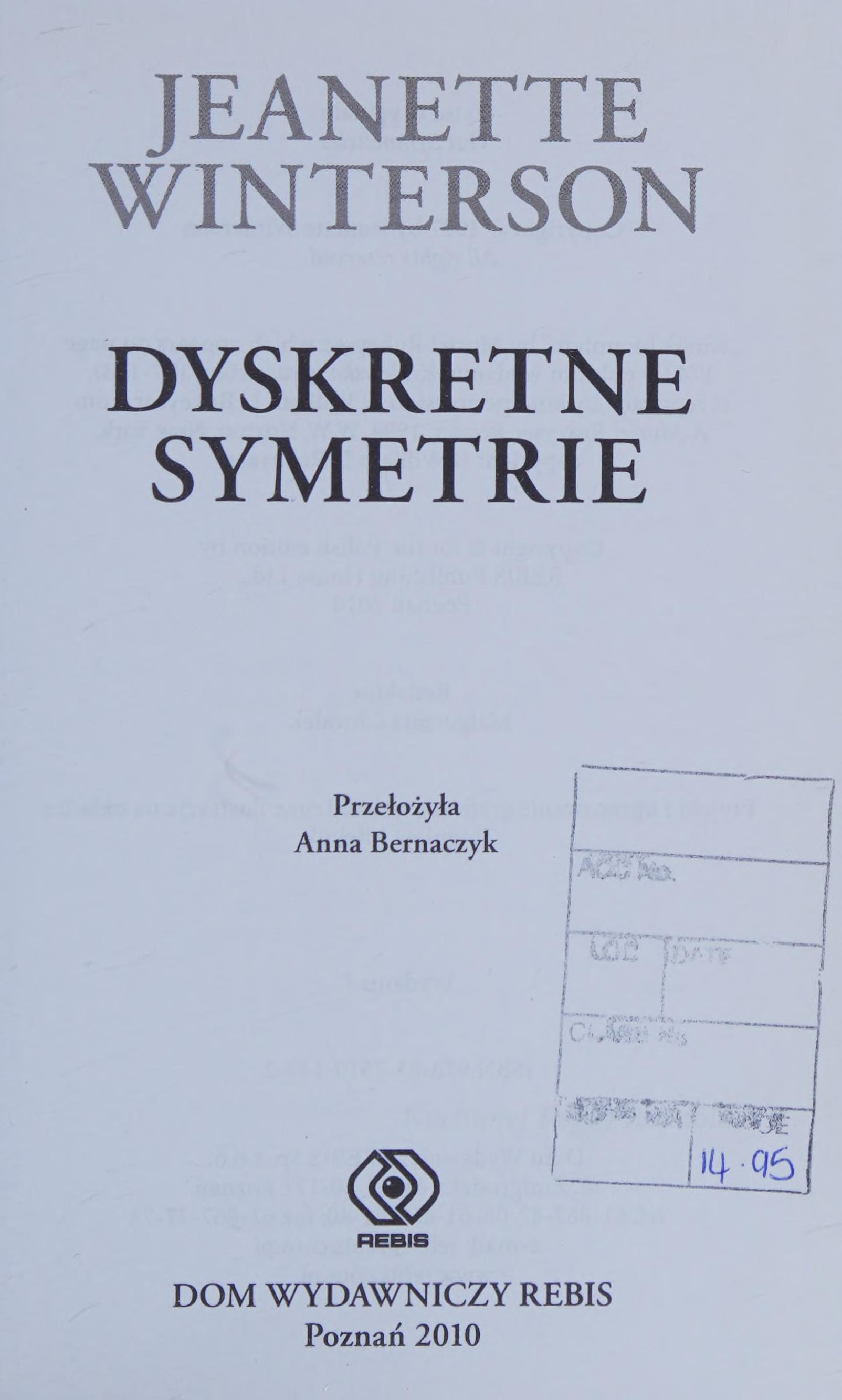 Dyskretne Symetrie