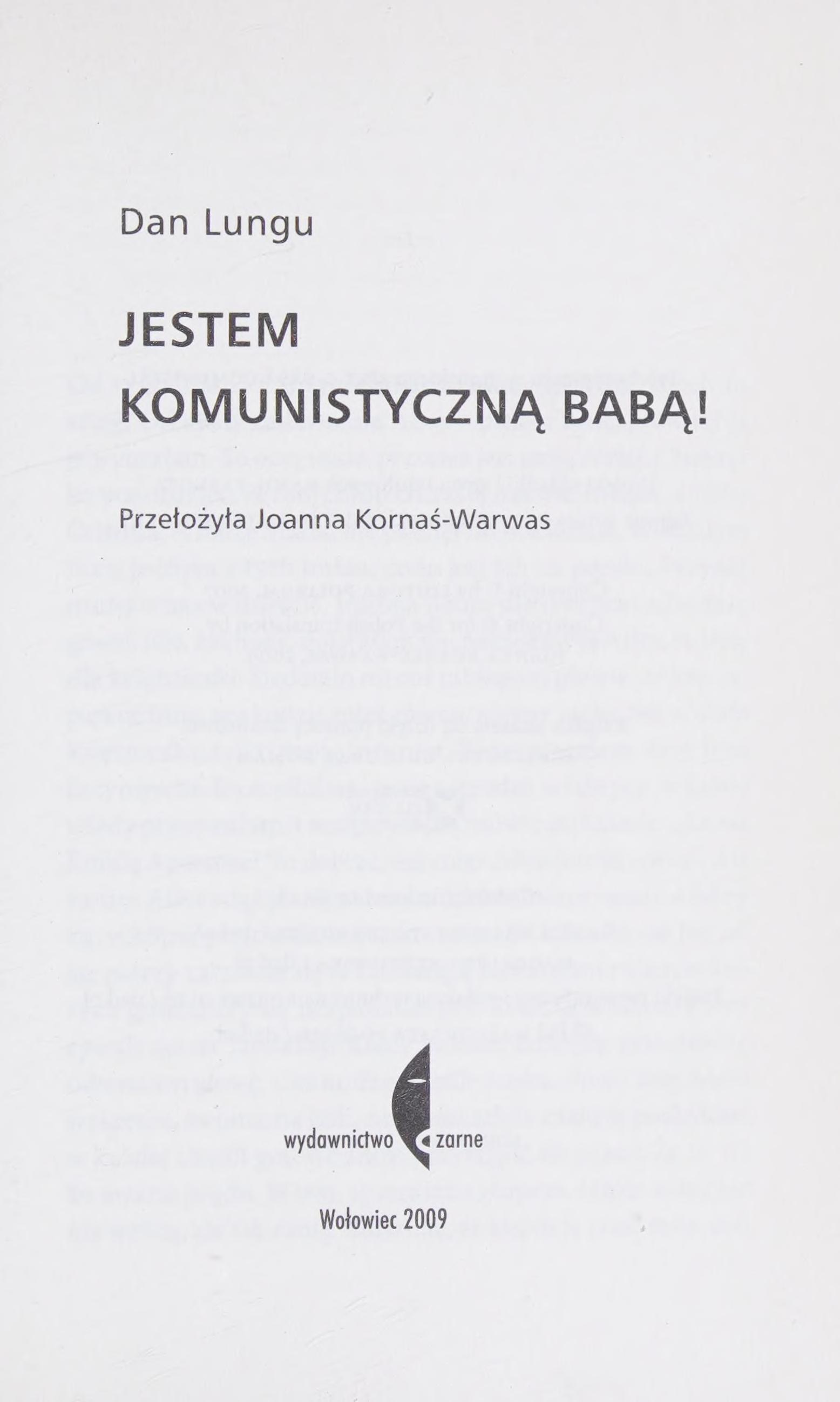 Jestem Komunistyczną Babą!