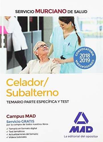 Celador Subalterno del Servicio Murciano de Salud. Temario parte especifica y test