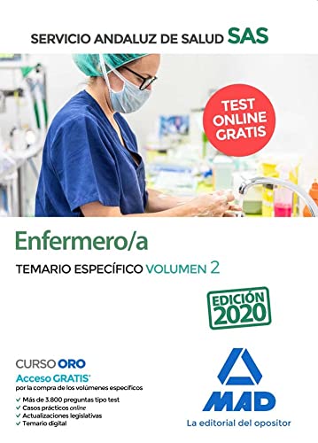Enfermero a del Servicio Andaluz de Salud. Temario especifica volumen 2