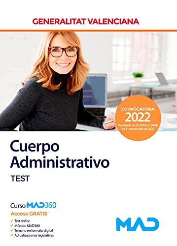 Cuerpo Administrativo de la Generalitat Valenciana. Test