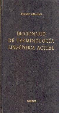 Diccionario De Terminología Lingüística Actual