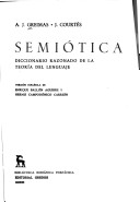 Semiótica: Diccionario Razonado De La Teoría Del Lenguaje