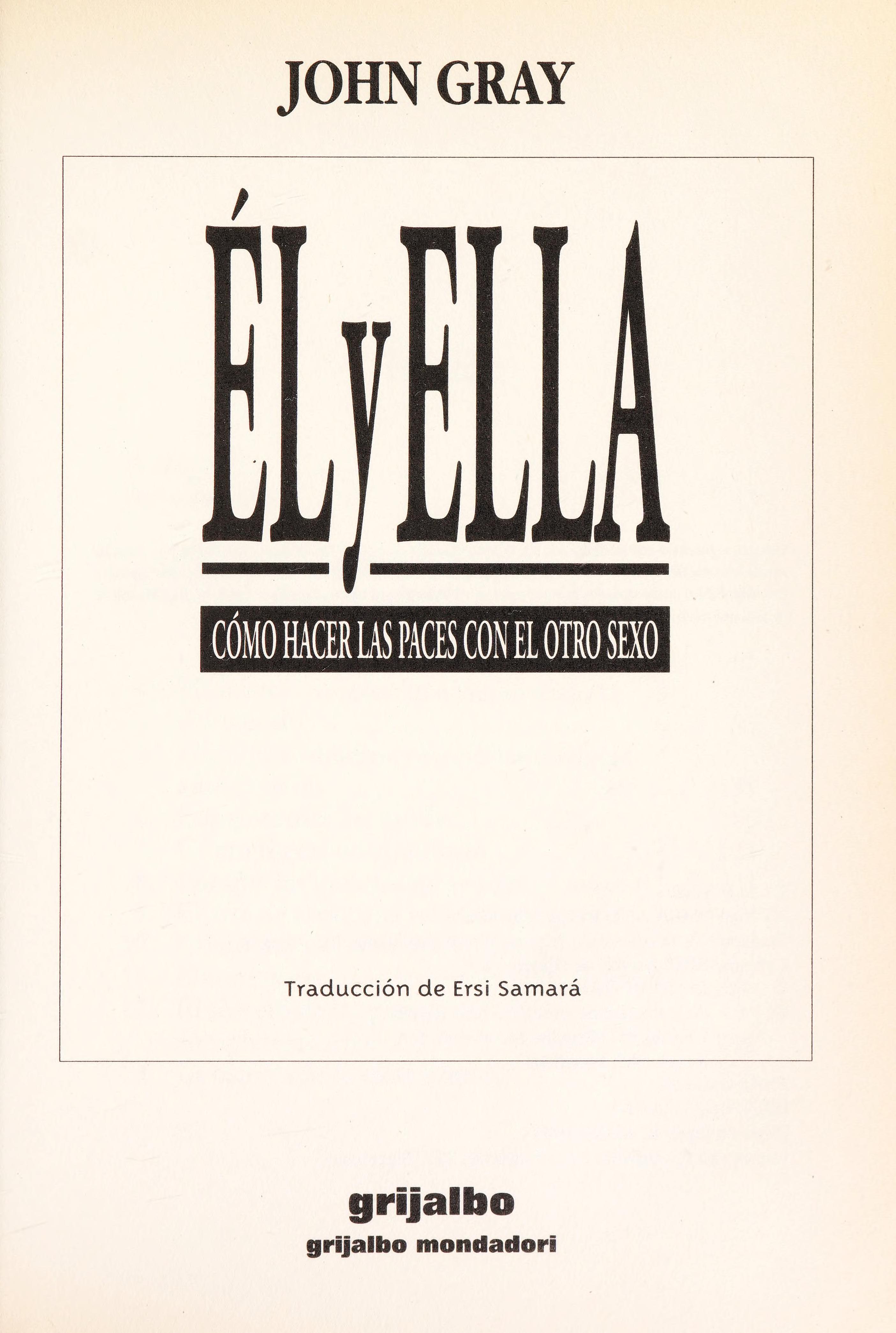 Él y Ella