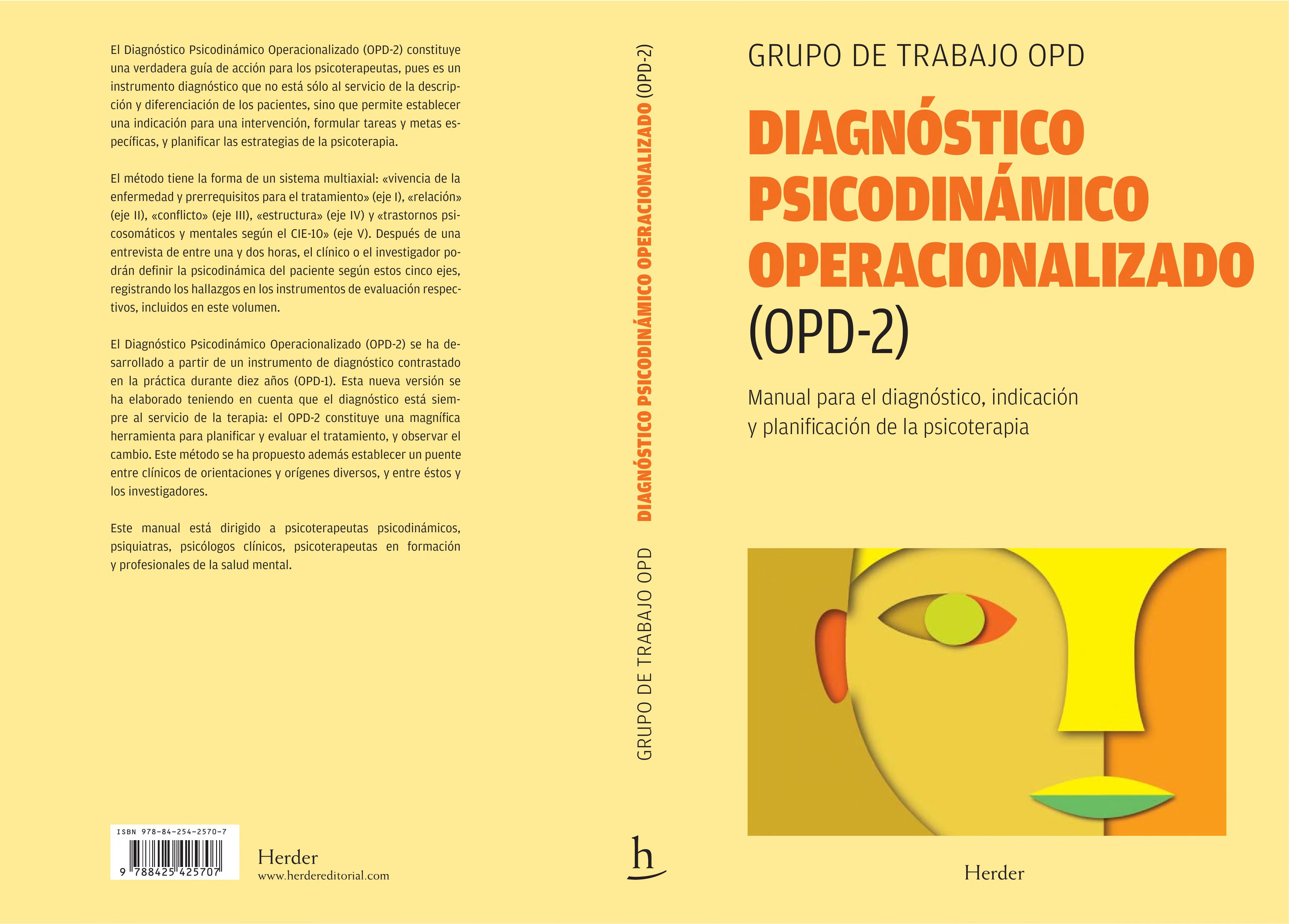 Diagno stico psicodina mico operacionalizado OPD 2