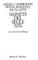 Sainets Del Segle XIX (MOLC - Les Millors Obres De La) (Catalan Edition)