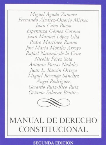 Manual de Derecho Constitucional