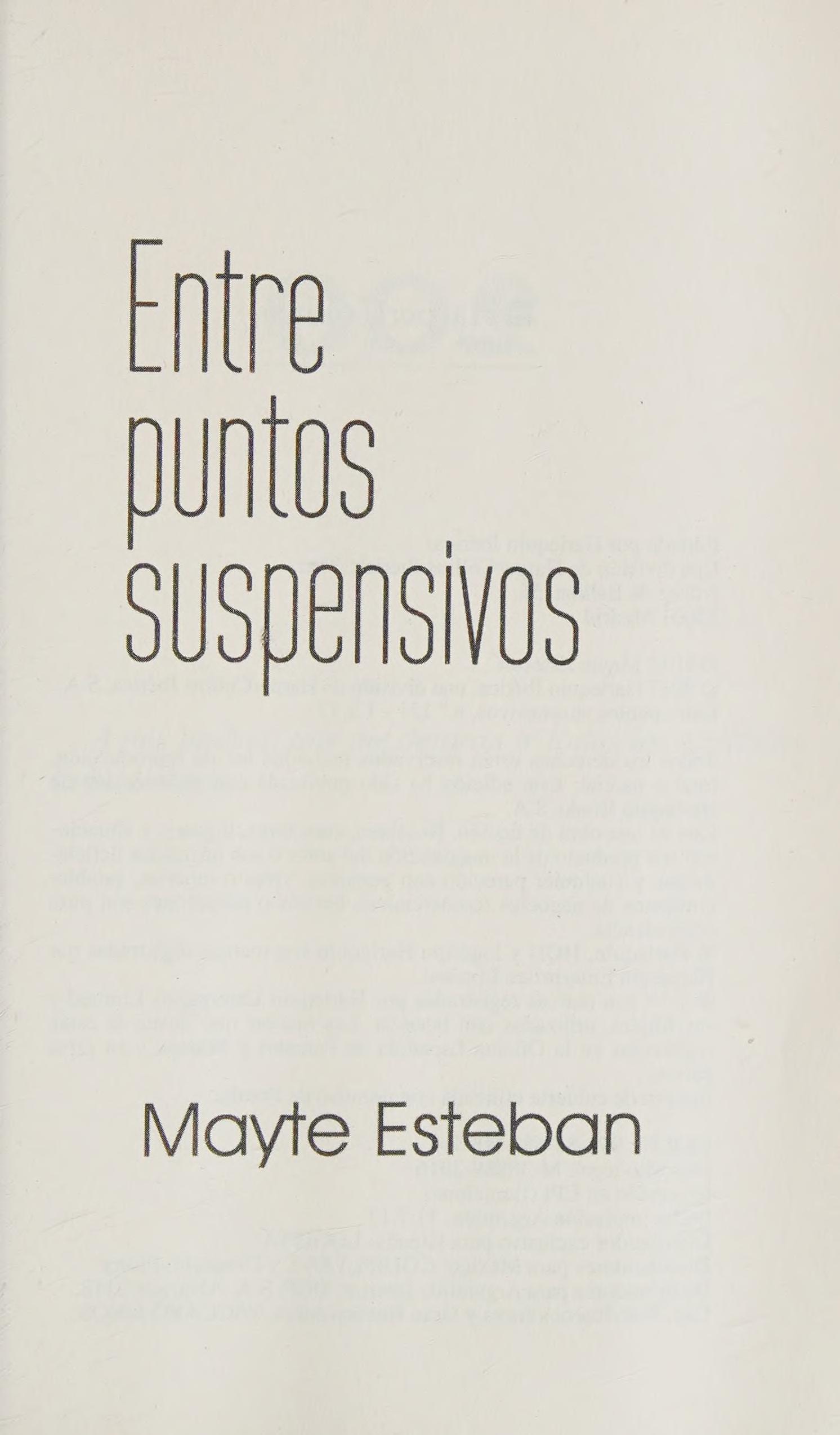 Entre Puntos Suspensivos