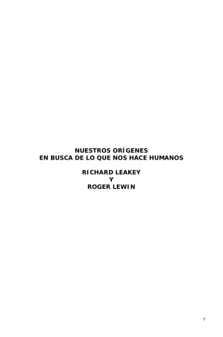 Nuestros Orígenes