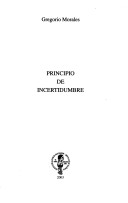 Principio De Incertidumbre (Novatores) (Spanish Edition)