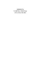 Imprenta y critica textual en el Siglo de Oro