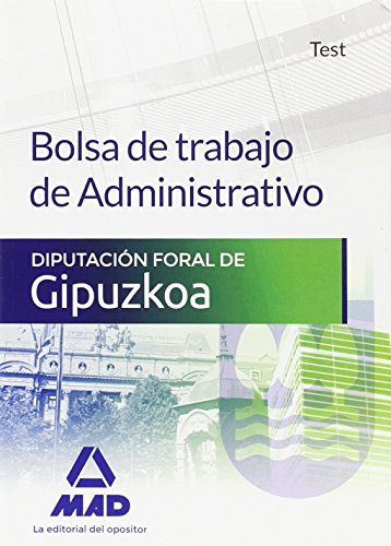 Bolsa de trabajo de Administrativo de la Diputacion Foral de Gipuzkoa. Test