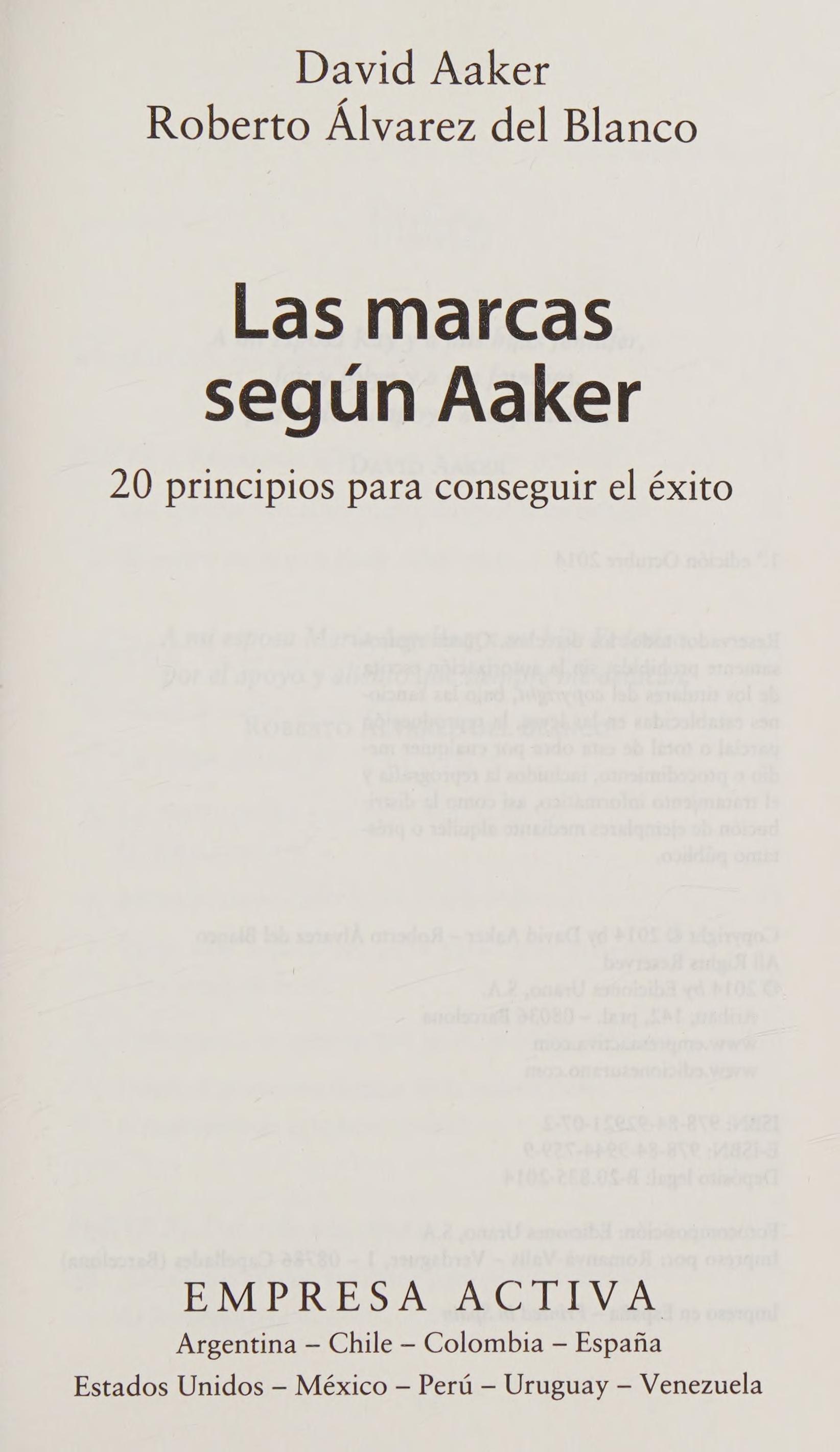 Las Marcas Según Aaker