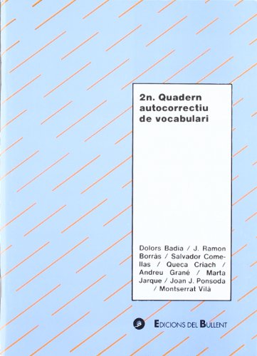 2n Quadern autocorrectiu de vocabulari