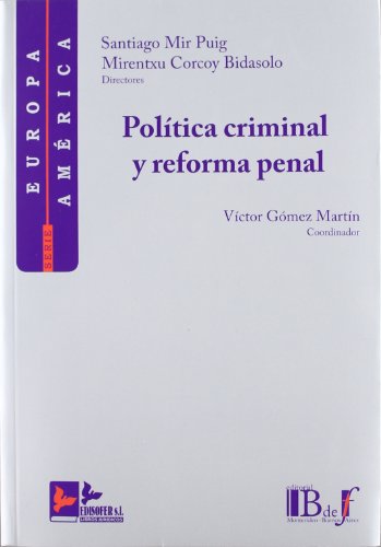 Politica criminal y reforma penal