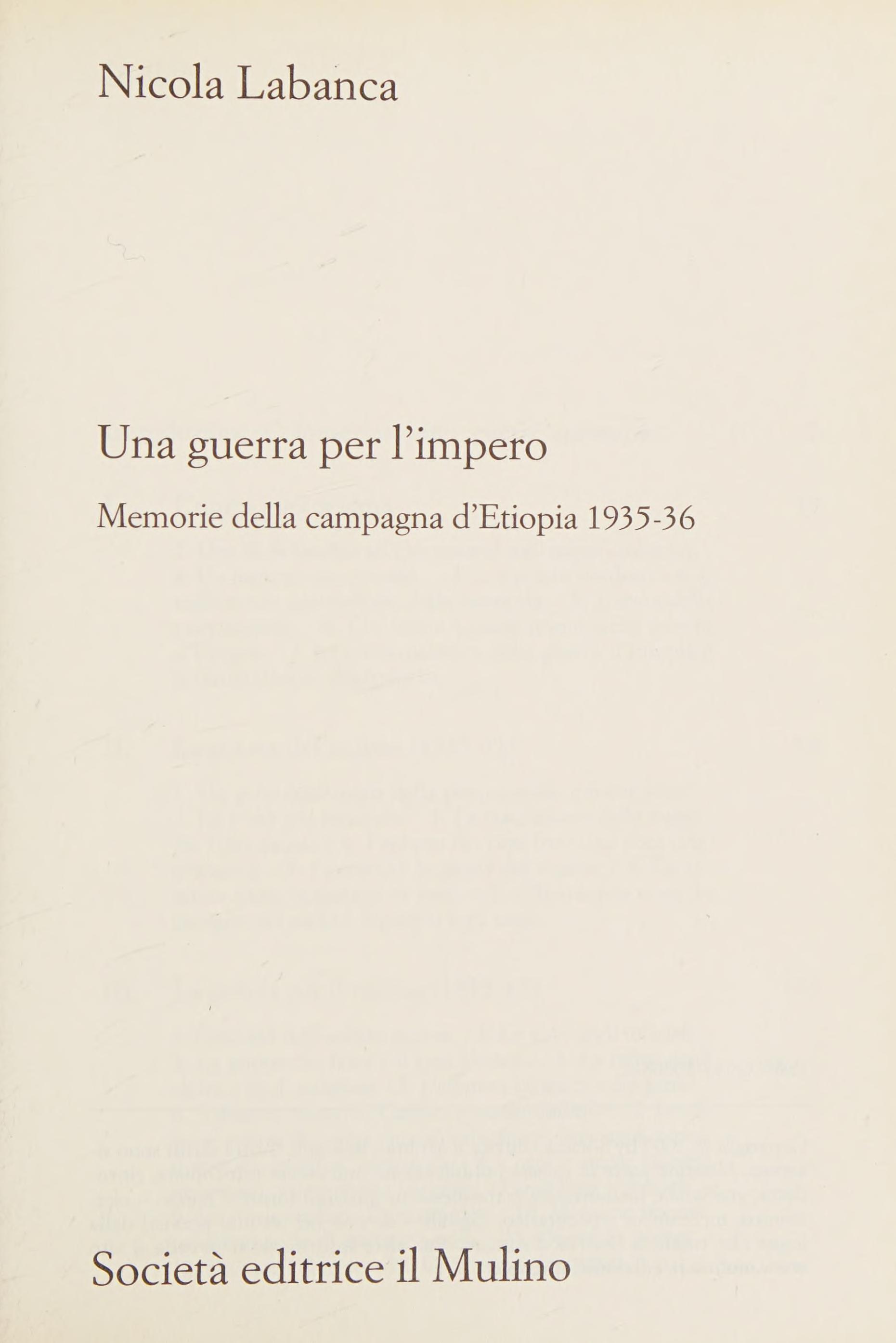 Una guerra per l'impero