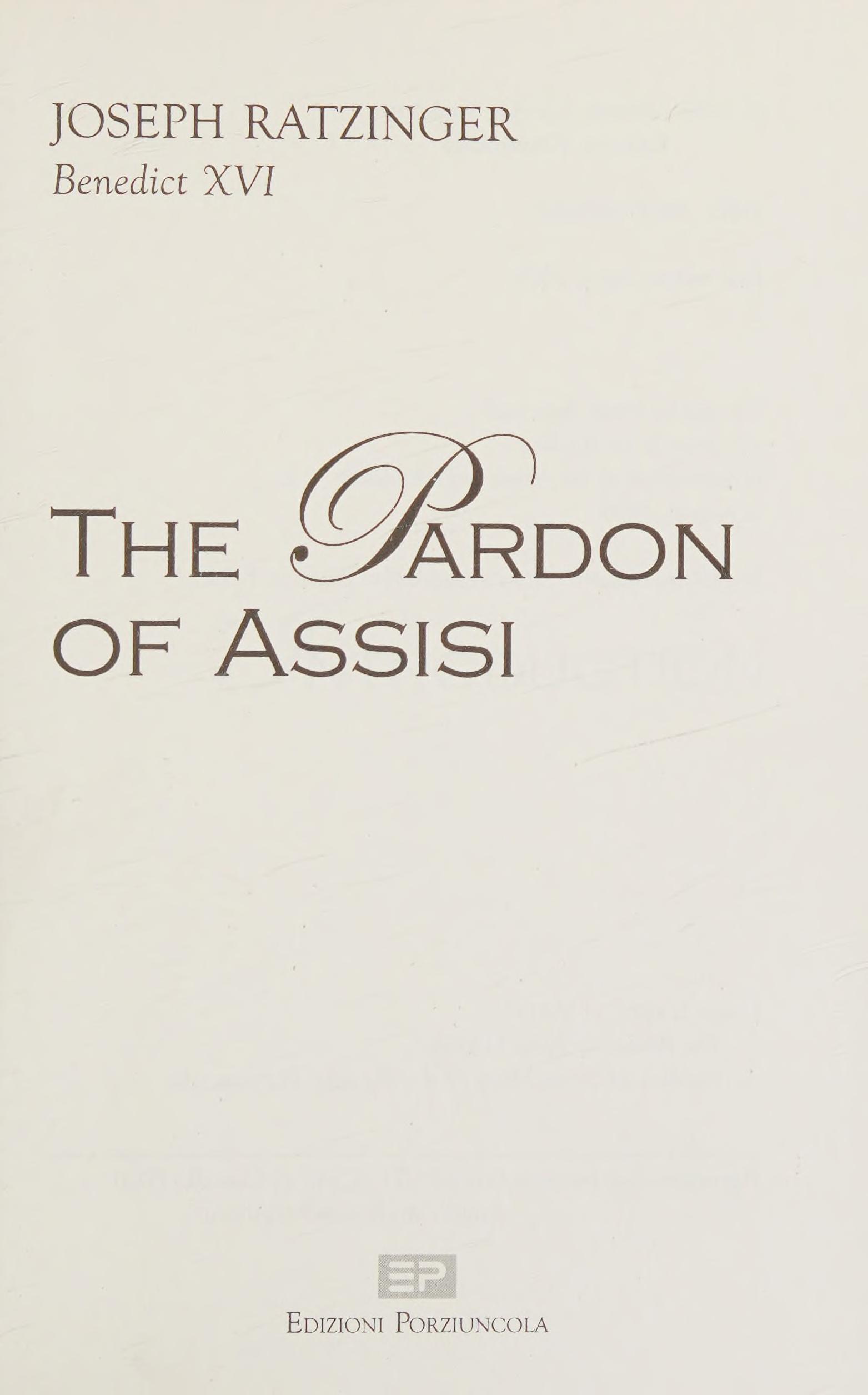 The Pardon of Assisi