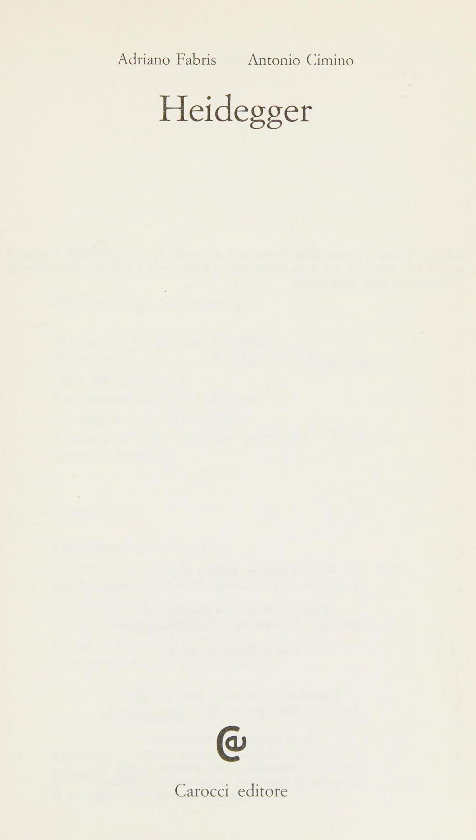 Heidegger
