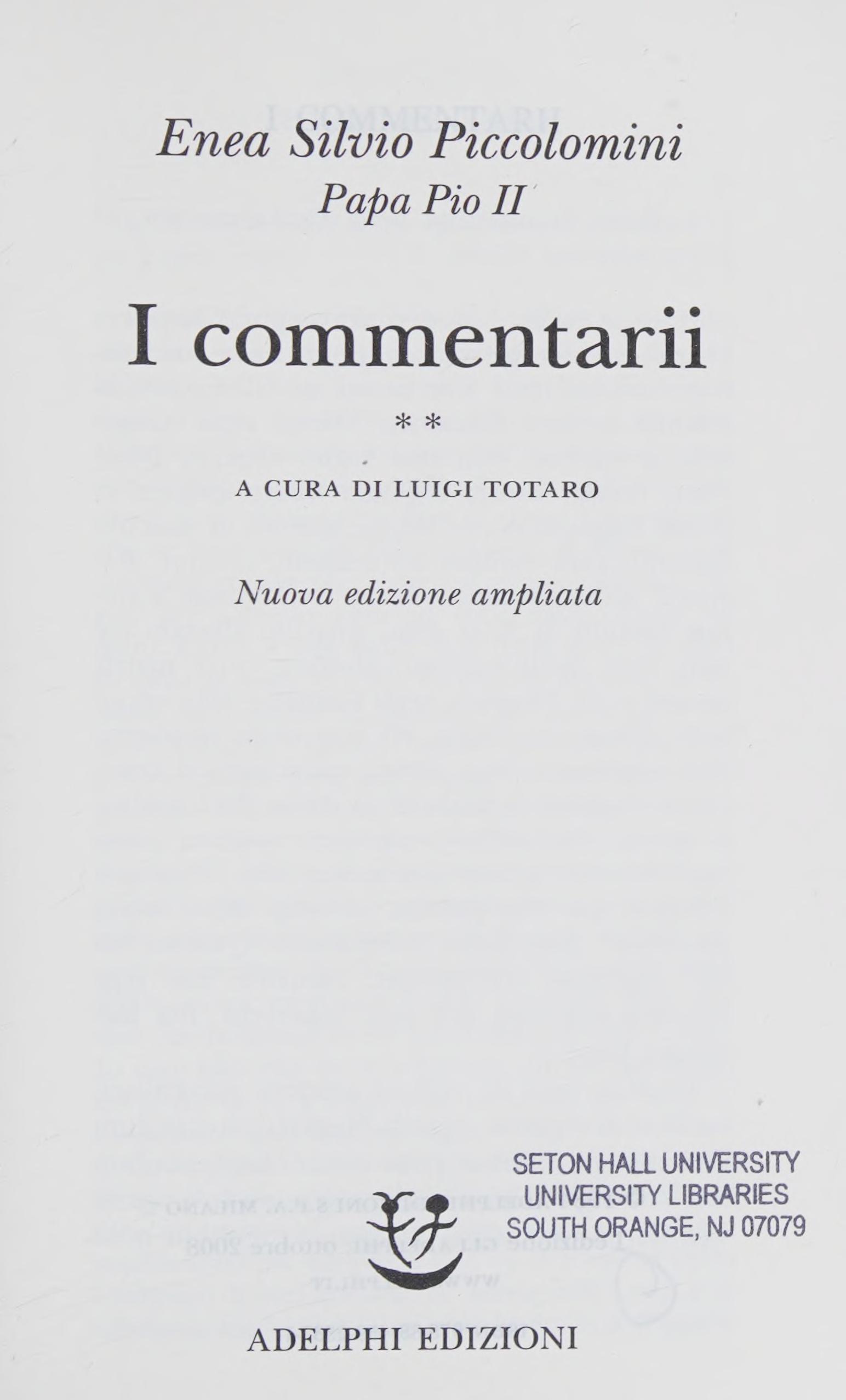 Commentarii