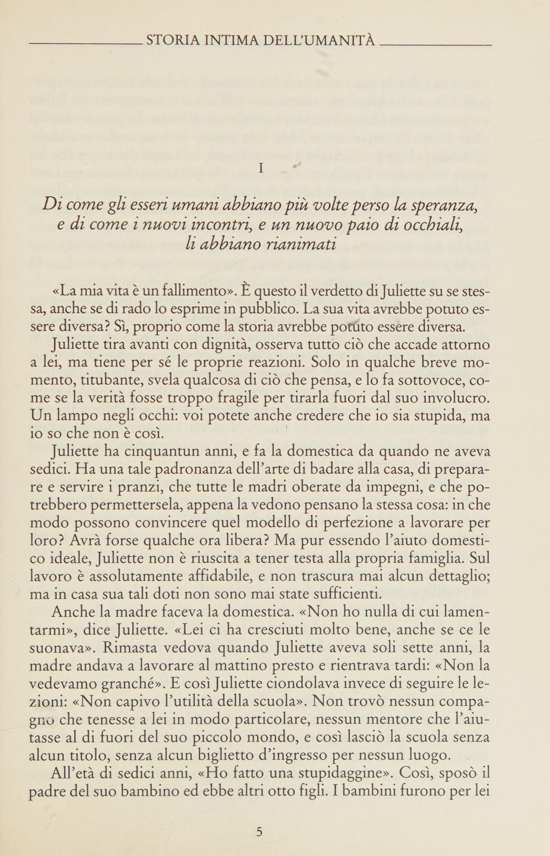 Storia Intima Dell'Umanità