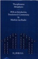 Metaphysics (Mnemosyne, Bibliotheca Classica Batava Supplementum) (Mnemosyne, Supplements) (English, Ancient Greek And Ancient Greek Edition)