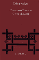 Concepts of Space in Greek Thought