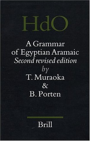 A Grammar of Egyptian Aramaic Handbook of Oriental Studies Handbuch Der Orientalistik