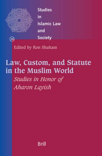Law, Custom, and Statute in the Muslim World