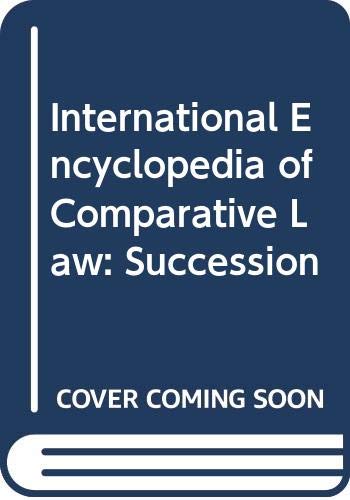 International Encyclopedia of Comparative Law Volume V
