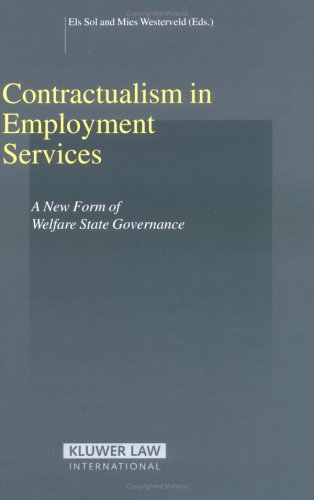 Contractualism In Employment Services: A New Form Of Welfare State Governance