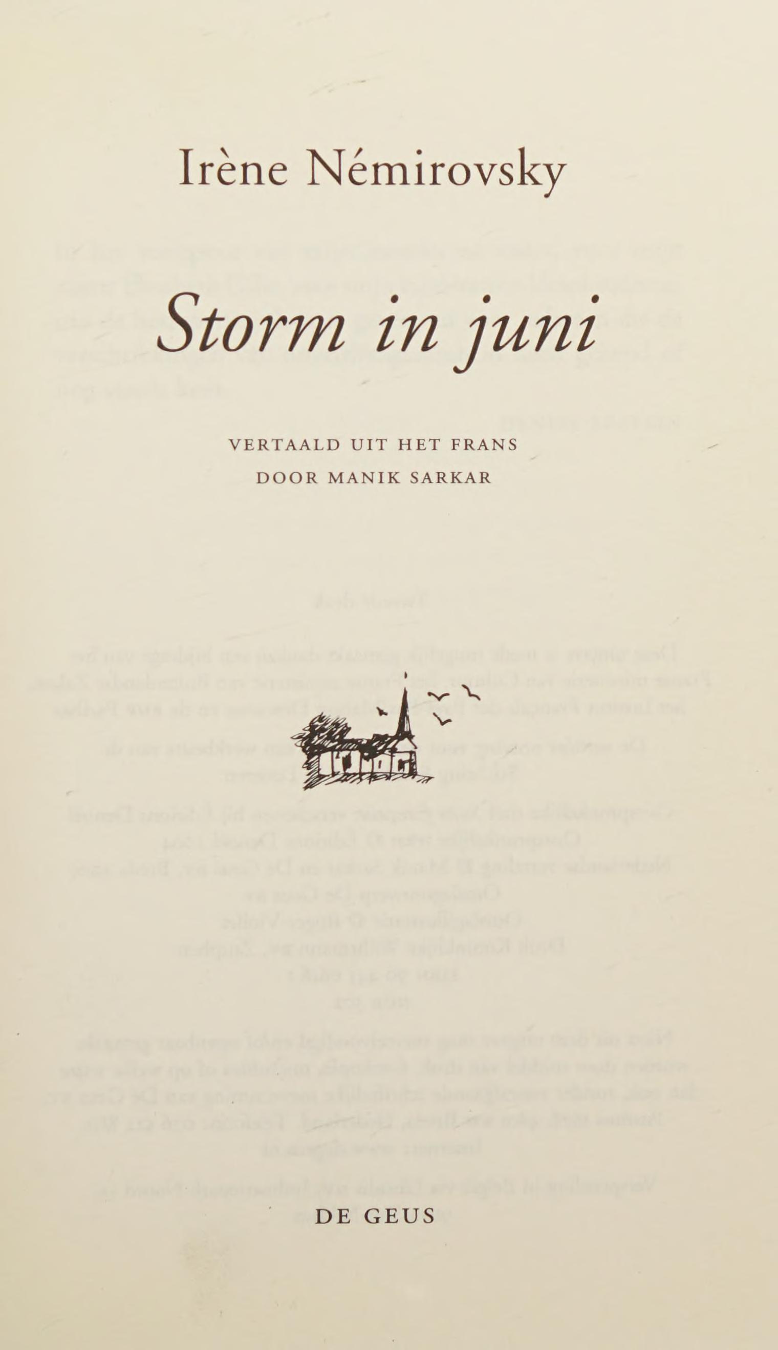 Storm in Juni