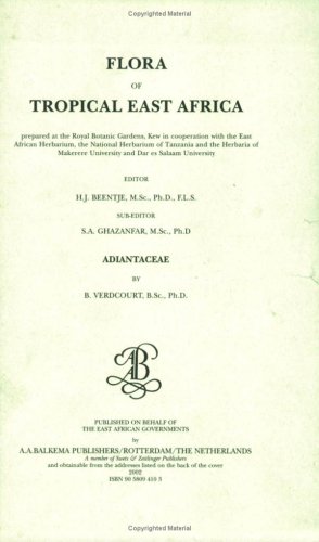 Flora of Tropical East Africa Adiantaceae 2002 Flora of Tropical East Africa