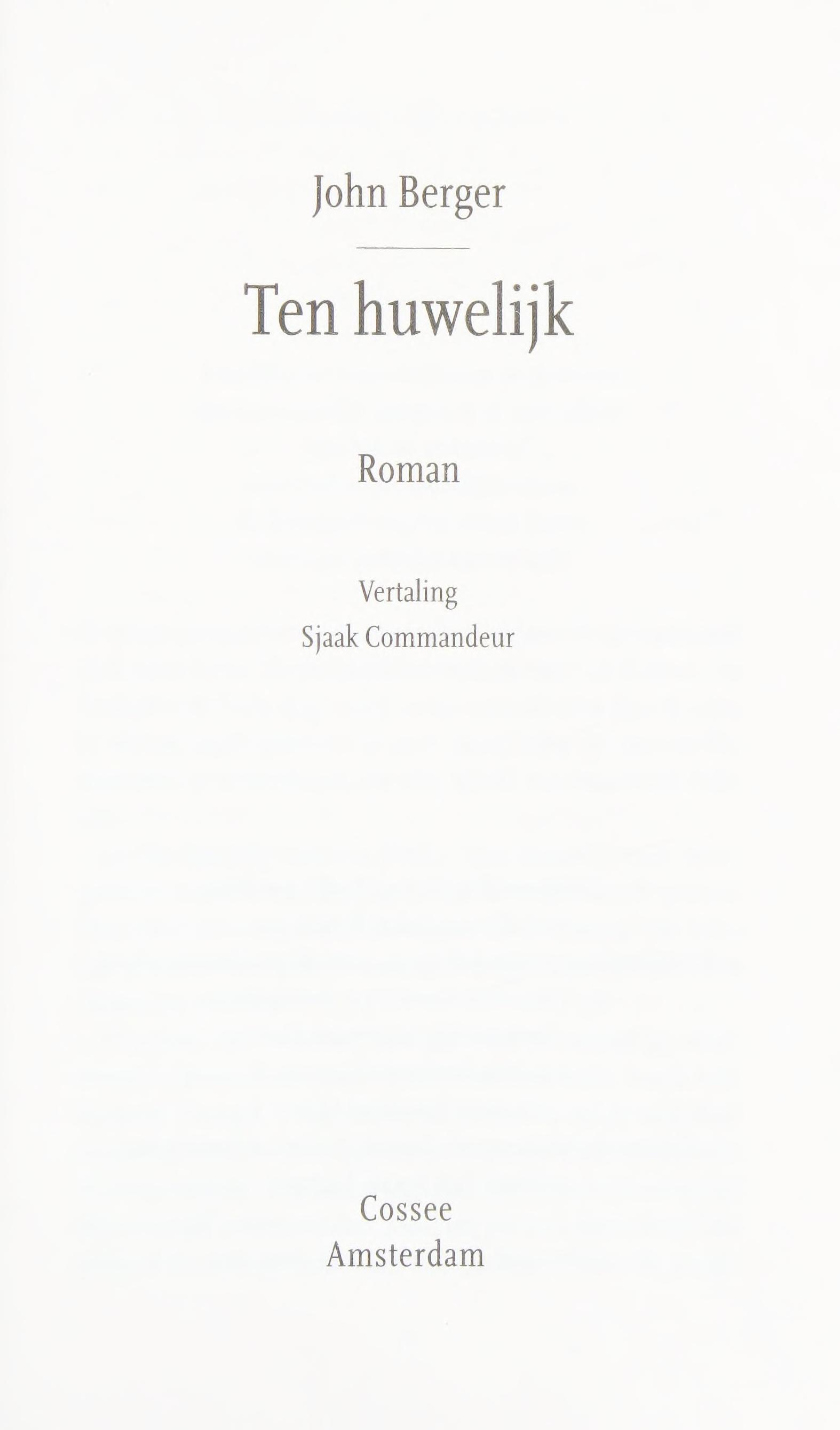 Ten Huwelijk