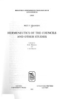 Hermeneutics of the Councils and Other Studies